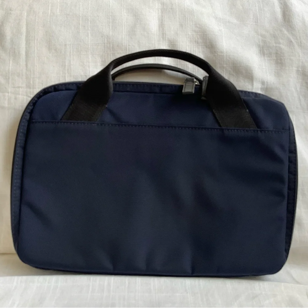 COACH | Rare Top Handle Black Nylon & Leather Tablet Case Bag
